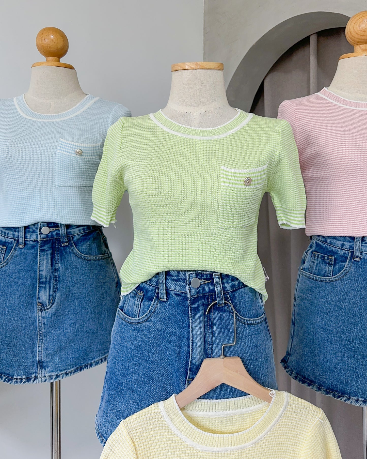 Nikki Pastel Knit Top