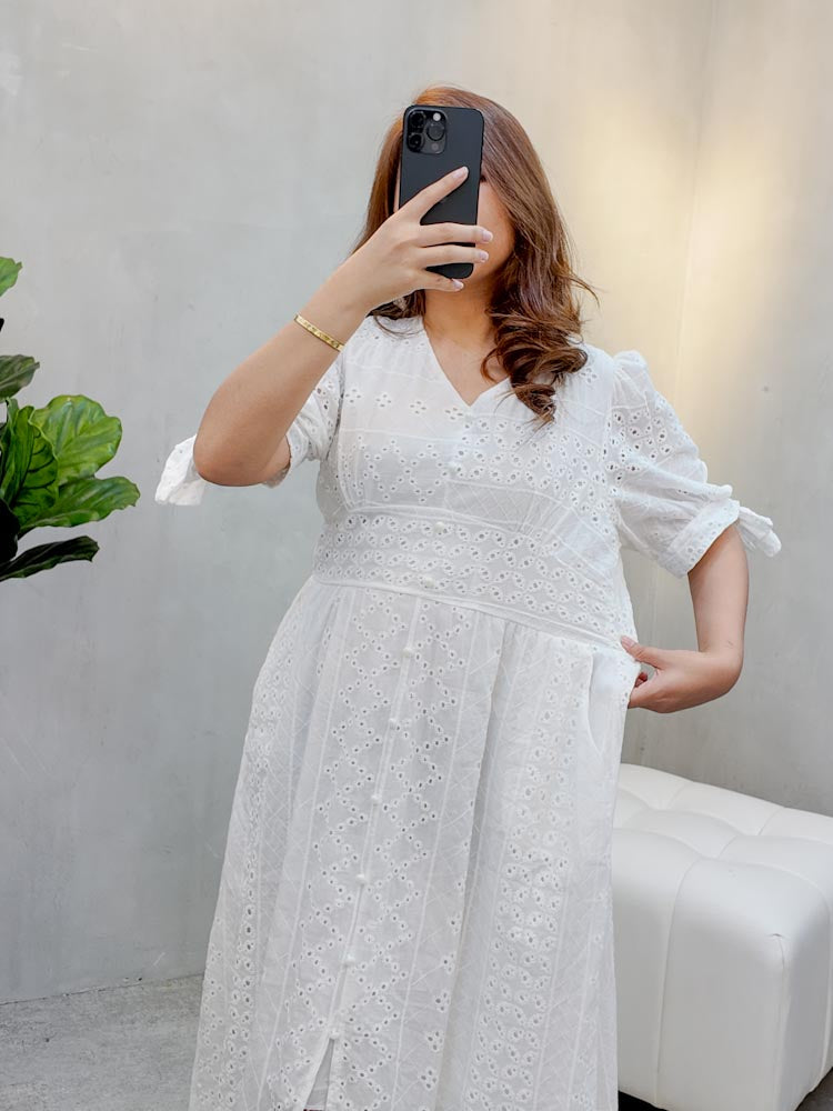 Jordyn Eyelet Dress