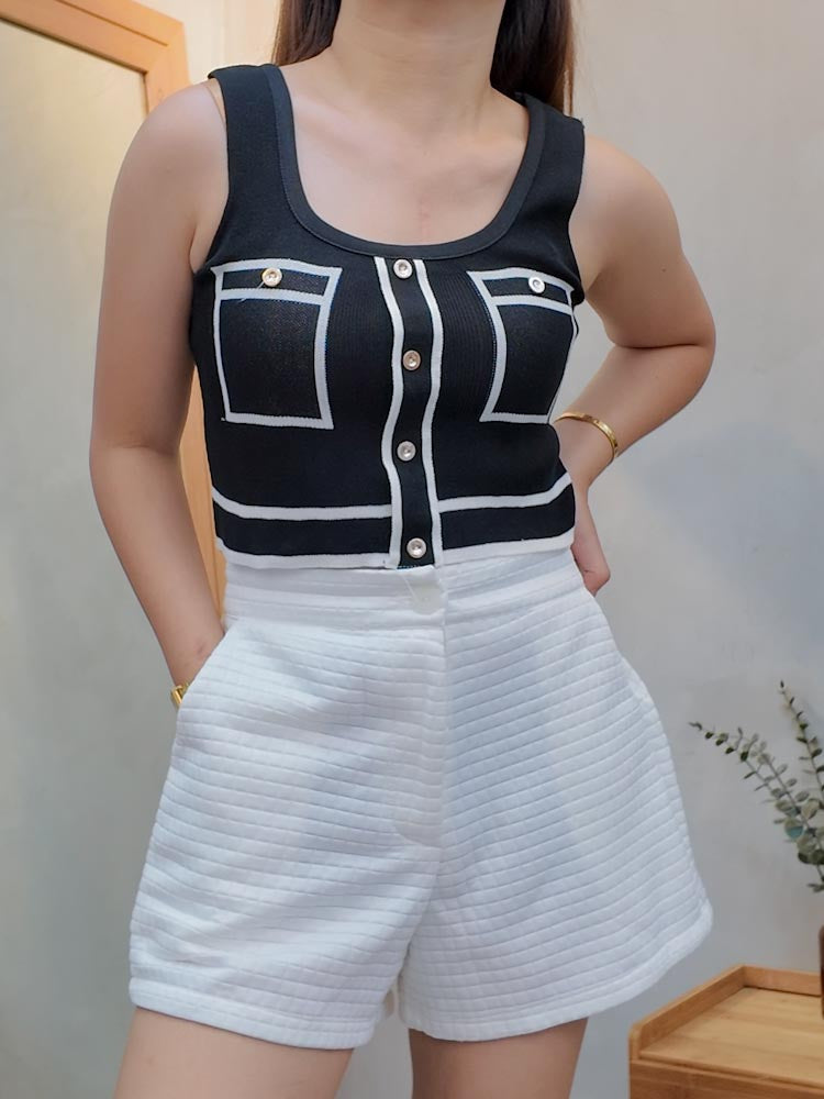 Trish Chic Knit Crop Top