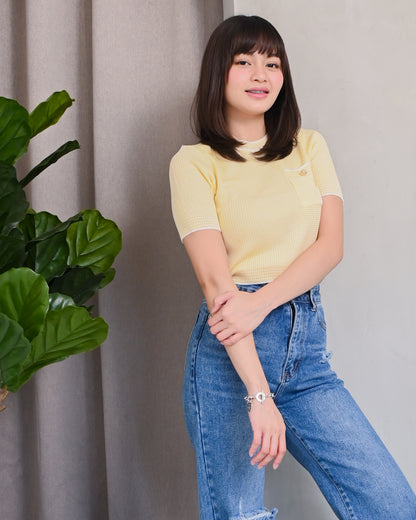 Nikki Pastel Knit Top