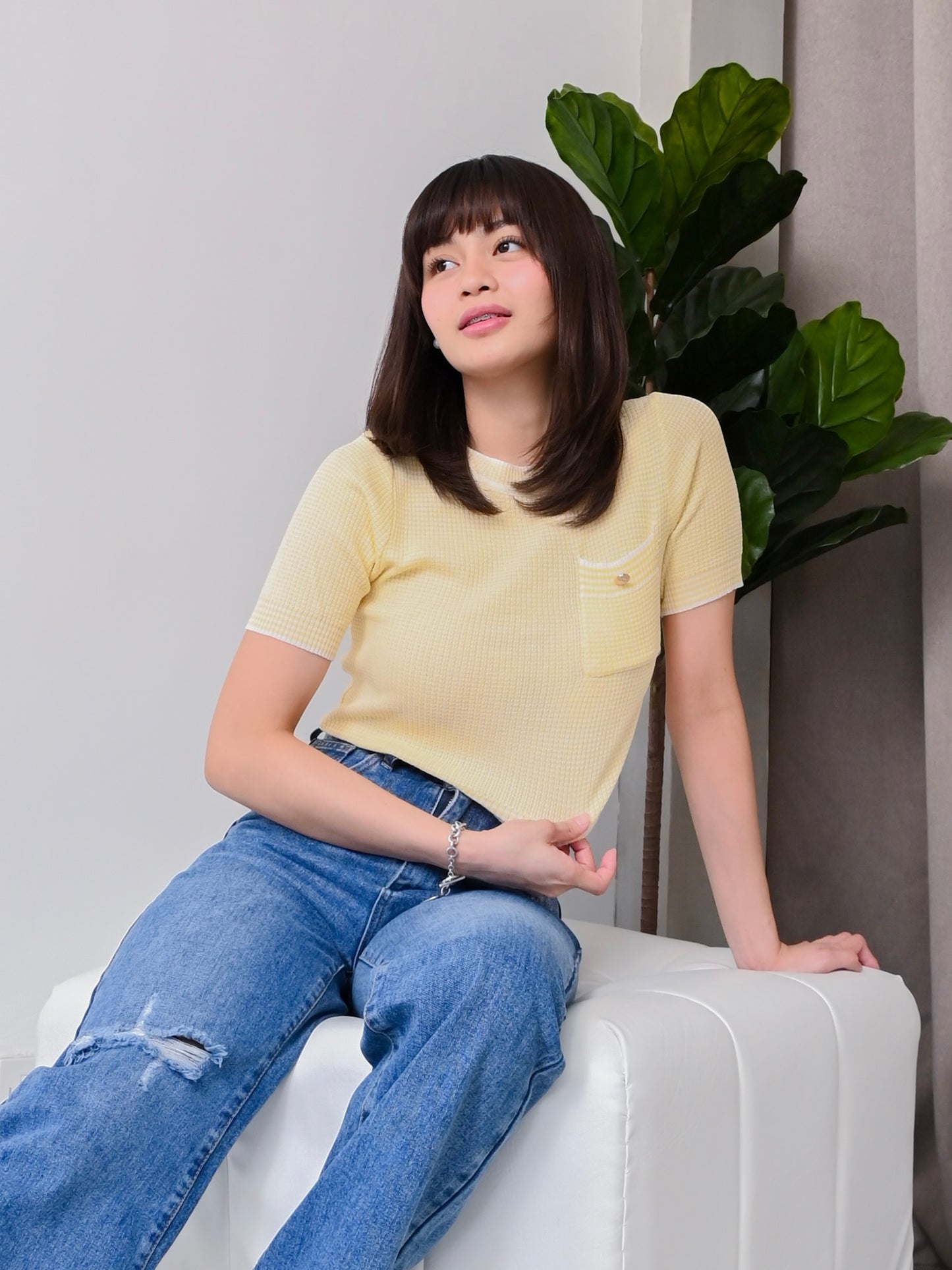 Nikki Pastel Knit Top