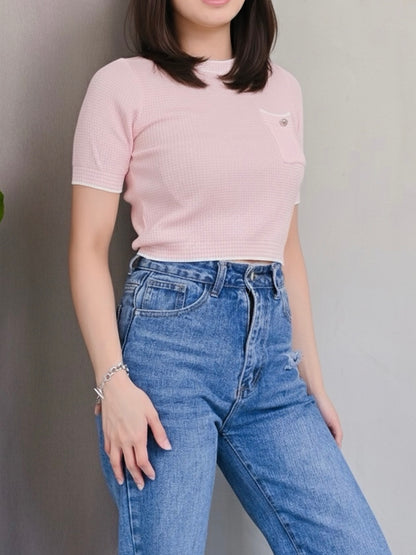 Nikki Pastel Knit Top