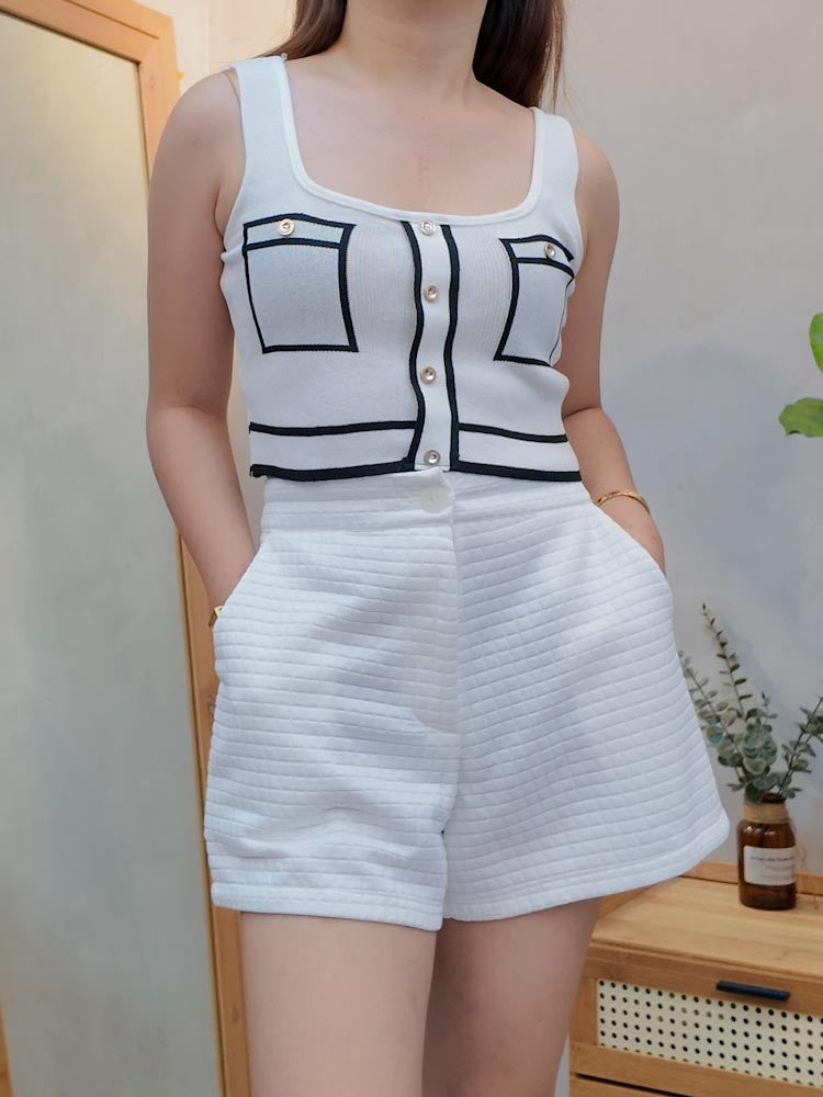 Trish Chic Knit Crop Top