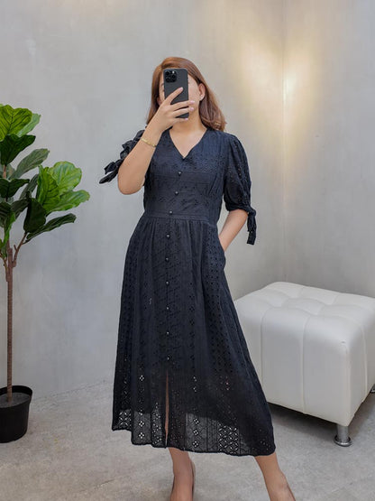 Jordyn Eyelet Dress