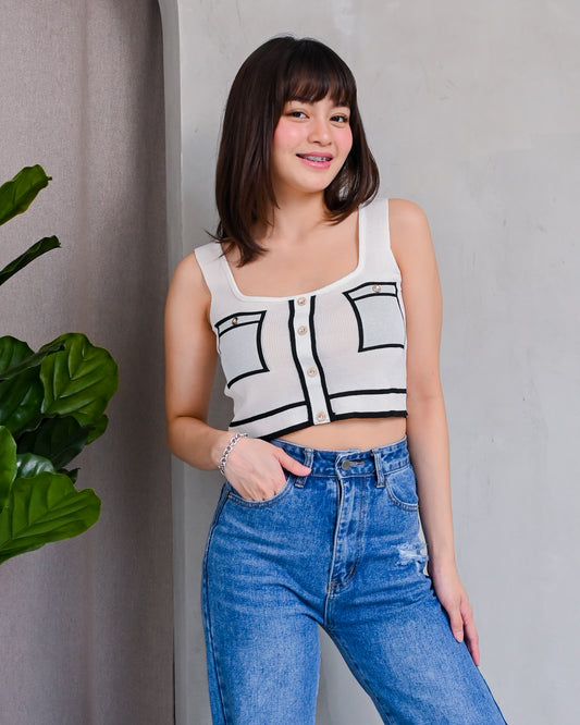 Trish Chic Knit Crop Top