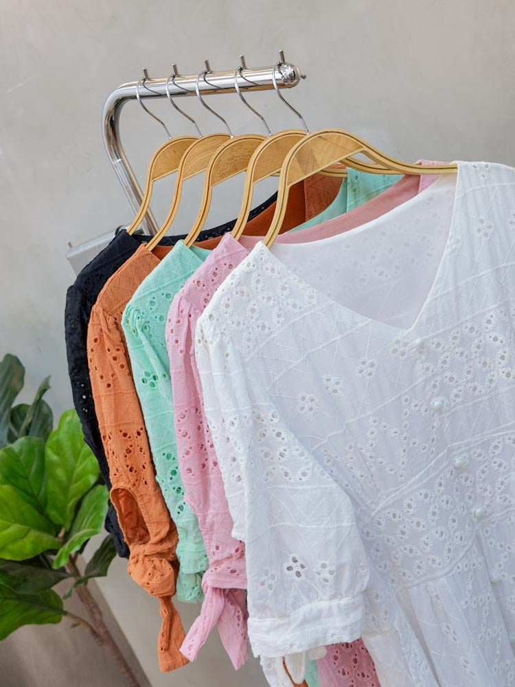 Jordyn Eyelet Dress