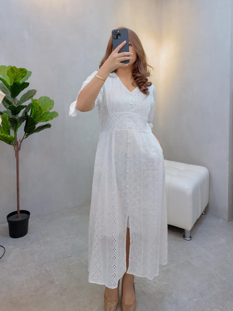 Jordyn Eyelet Dress