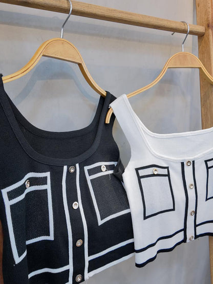 Trish Chic Knit Crop Top
