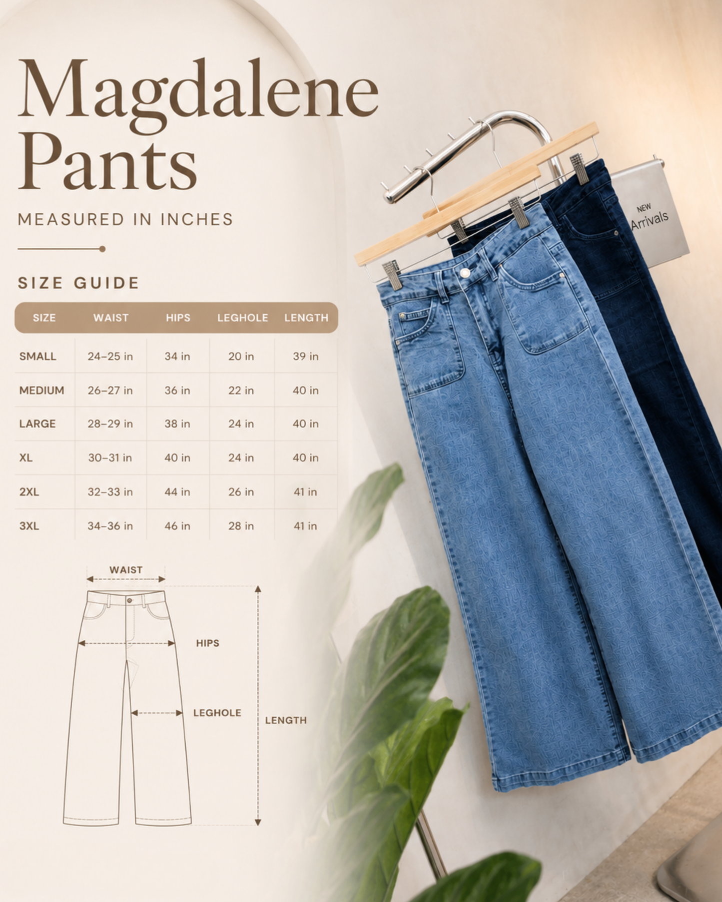 Magdalene Denim Pants